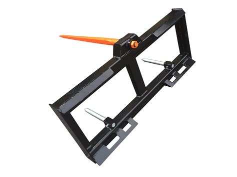 skid steer bale spear|skid steer bale spear attachment.